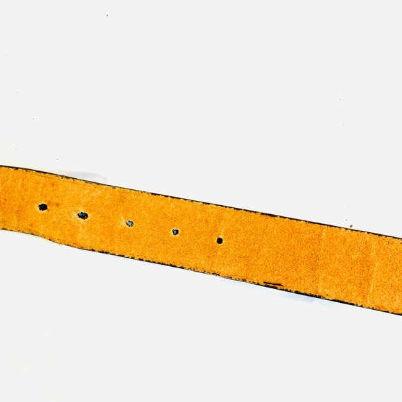 Vintage Ed Hardy Belt Studded Red Rhinestones Buckle - Picture 8 of 16